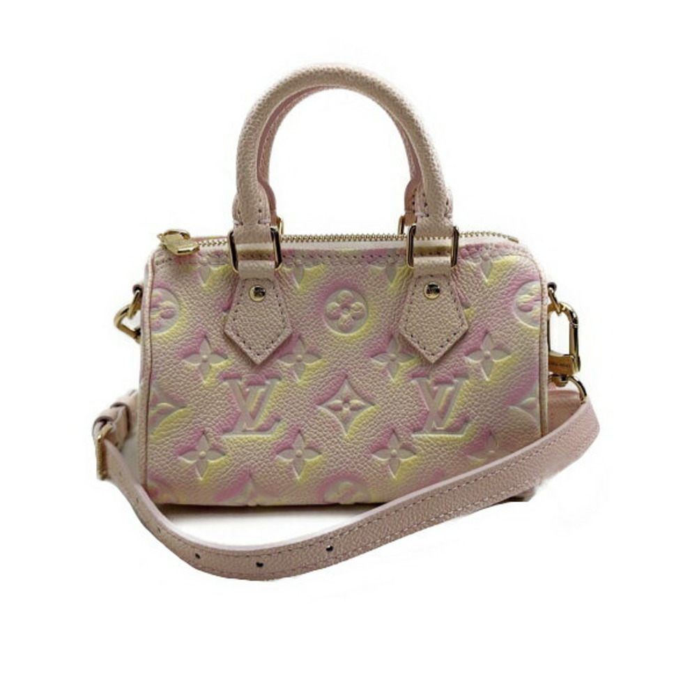 Louis Vuitton Handbag Empreinte Summer Stardust Speedy Pink